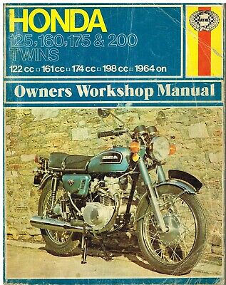 1972 HONDA CB125 CB160 Motorcycle Service & Repair Manual – Download